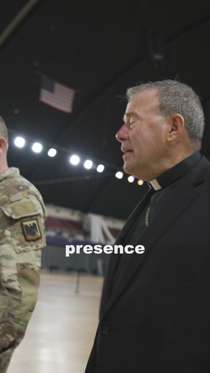 Bishop Neal Buckon with a message for Joint Task Force DC Soldiers