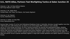 U.S., NATO Allies, Partners Test Warfighting Tactics at Saber Junction 25 - B-Roll