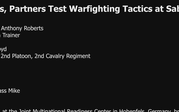 U.S., NATO Allies, Partners Test Warfighting Tactics at Saber Junction 25 - B-Roll