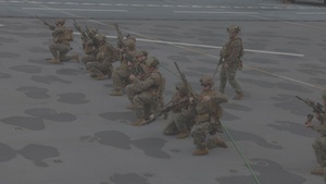 MRF-D 25.3: 2nd. Bn, 1st Marines conduct shooting drills aboard the USS Miguel Keith