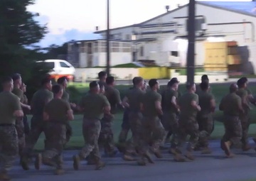 Sergeant Major of the Marine Corps leads run with 1st MAW staff noncommissioned officers