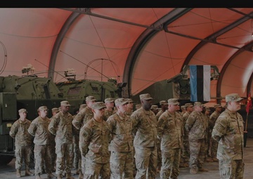 Inactivation Ceremony for B Battery, 1-14th Field Artillery Regiment in Estonia