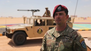 CPT Hayden Young discusses the importance of Texas National Guard during BRIGHT STAR 25