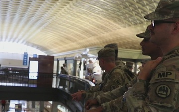 Taskforce Magnolia patrolling Union Station