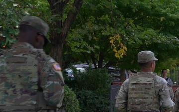 Task Force Magnolia patrolling Dupont Circle