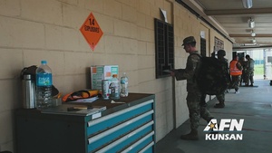 Kunsan Airmen arm up during Exercise Ulchi Freedom Shield 25