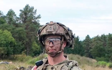 Field Artillery Squadron, 2nd Cavalry Regiment Commander Lt. Col. Steven Huckleberry Media Interview during Saber Junction 25