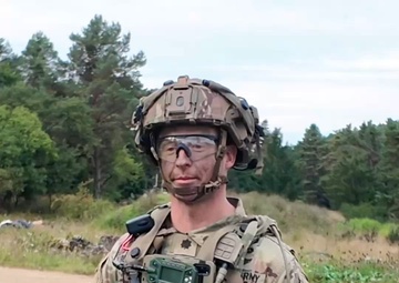 Field Artillery Squadron, 2nd Cavalry Regiment Commander Lt. Col. Steven Huckleberry Media Interview during Saber Junction 25