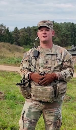 Col. Christopher Kirkpatrick Media Interview during Saber Junction 25