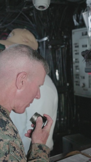 Commandant, Gen. Eric Smith visits USS Iwo Jima 22nd MEU (REEL)