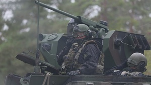 Under Attack: Soldiers Respond to CBRN Attack and Enemy Contact, Saber Junction 25