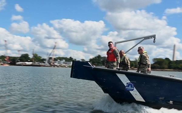 DCNG Senior Leaders Partner with MPD Harbor Patrol Unit