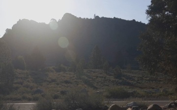 V35 and V11 Marines conduct lead climbing during Assault Climbers Course