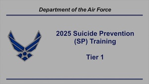 2025 Tier 1 Suicide Prevention Training