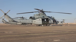 U.S. Marines with HMLA-367 conduct MDMX 4-25 D-day