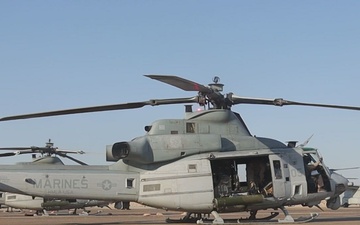 U.S. Marines with HMLA-367 conduct MDMX 4-25 D-day