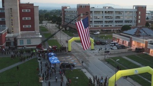 B-roll: Vicenza Military Community gathers for 9/11 solidarity run