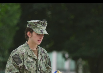 Midshipmen Pay Tribute to 9/11.