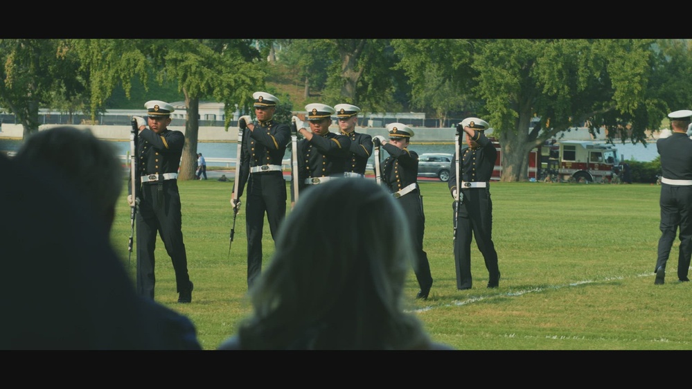 DVIDS - Video - The Yard in Step: Midshipman Take Part in Formal Parade