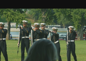 The Yard in Step: Midshipman Take Part in Formal Parade