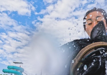 B-Roll: 509 SFS Military Working Dog Water Aggression Training