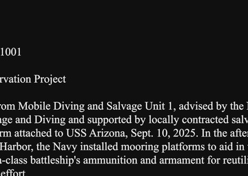 U.S. Navy begins removal of USS Arizona mooring platforms