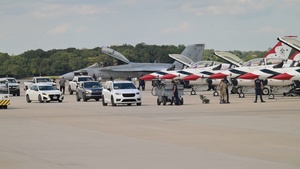 Aircraft arrive for Joint Base Andrews Air Show