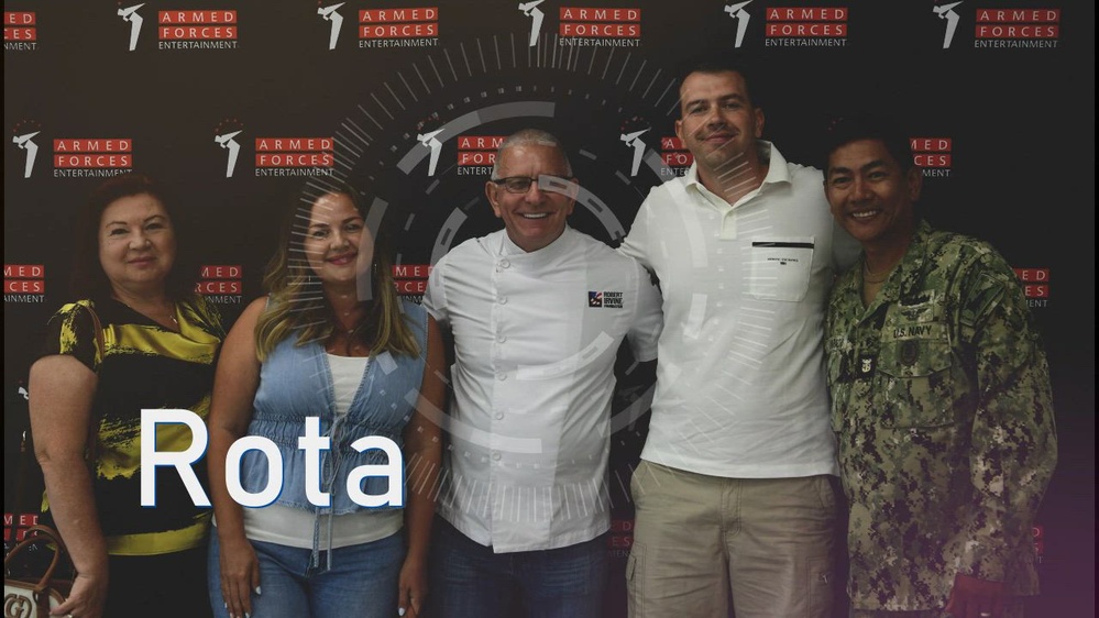 Chef Robert Irvine visits Naval Station Rota