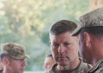 Lt. Gen. Joseph Ryan fires variations of the NGSW during the Maneuver Warfighter Conference