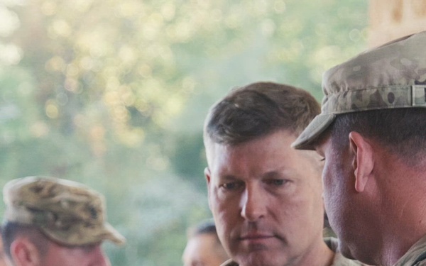 Lt. Gen. Joseph Ryan fires variations of the NGSW during the Maneuver Warfighter Conference