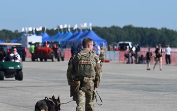 Opening ceremony at the 2025 Joint Base Andrews Air Show