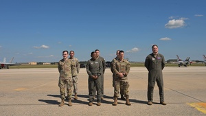 Thunderbirds reenlistment during 2025 Joint Base Andrews Air Show