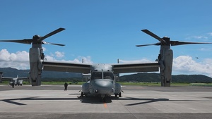 VMM-262 arrives at JMSDF Kanoya Air Base
