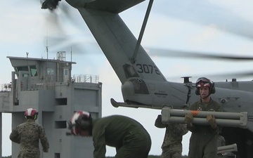 U.S. Marines support arming and refueling operations during Resolute Dragon 25