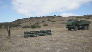 B-Roll: U.S Marines with 1st Bn., 11th Marines conduct HIMARS fire mission during Cobra Fury 25.2
