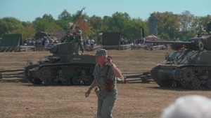 World War II Tank demonstration at Army Expo