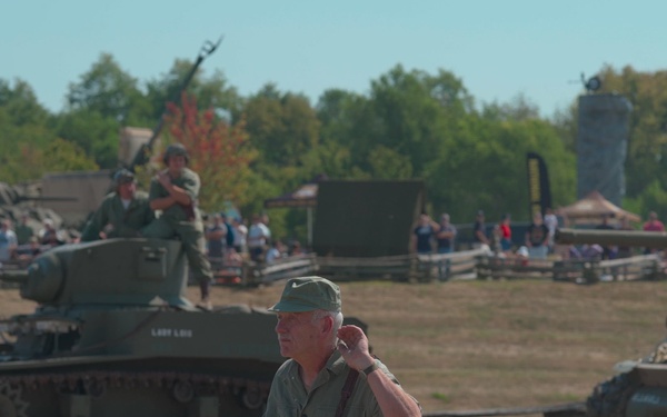 World War II Tank demonstration at Army Expo