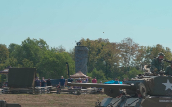 World War II Tank demonstration at Army Expo