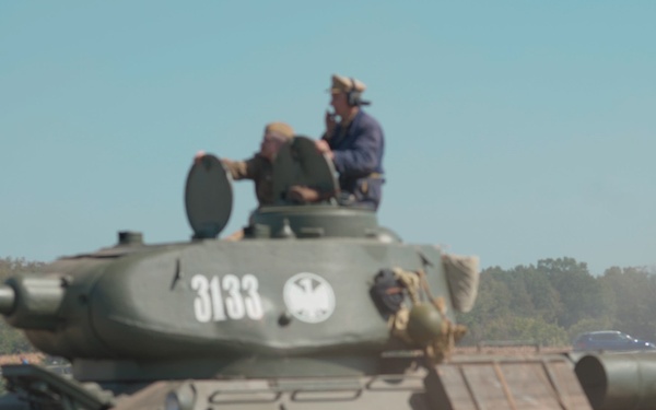 World War II Tank demonstration at Army Expo