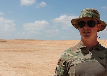 CPL Kenneth Robinson of the Texas National Guard Soldier Discusses Sniper Training at BRIGHT STAR 25