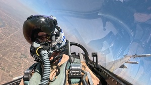 BRIGHT STAR 25: USAF F-16 Fighting Falcon COMAO Sortie