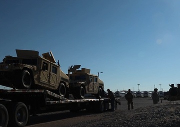 JTF-SB Soldiers receive equipment to help support the southern border