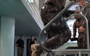 UNITAS 2025: (B-Roll) Spanish Marines Conduct Water Survival Training