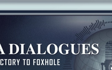DLA Dialogues From Factory to Foxhole, Guest Sharon Croll, Program Manager, DLA Industrial Capability &amp; Warstopper Program (emblem, caption)