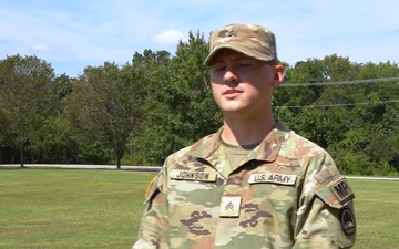 Louisiana National Guard Soldier speak about training while supporting Joint Task Force - District of Columbia’s mission