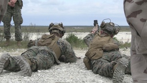 UNITAS 2025 Spanish and U.S. Marines Conduct a Machine Gun Range