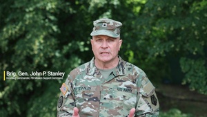 Brig. Gen. John P. Stanley Assumes Command of the 7th Mission Support Command
