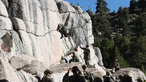 B-Roll: 1st Bn., 5th Marines conduct cliff assault with UAE Presidential Guard during MTX 4-25