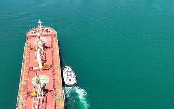 Pier G Container Incident - First Commercial Vessel Transit