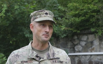 Lt. Col. Casey J. Nunn Conducts an Interview during Toxic Valley 25